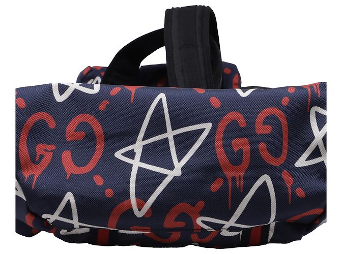 Gucci GucciGhost Techpack Backpack in Multicolor Canvas Multiple colors - view 5