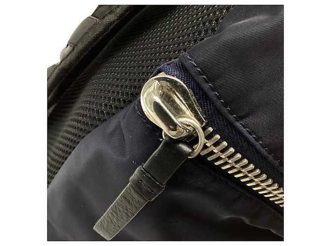 Zaino Verticale con zip Moncler in poliammide blu navy Blu chiaro - vista 14