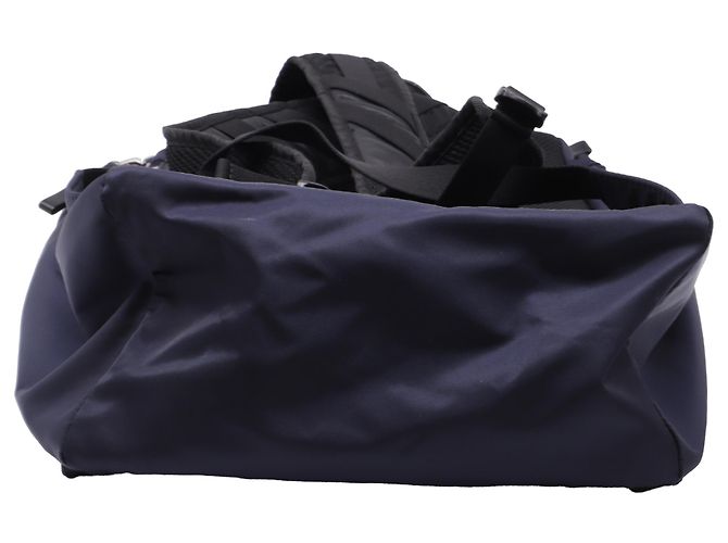 Zaino Verticale con zip Moncler in poliammide blu navy Blu chiaro - vista 5