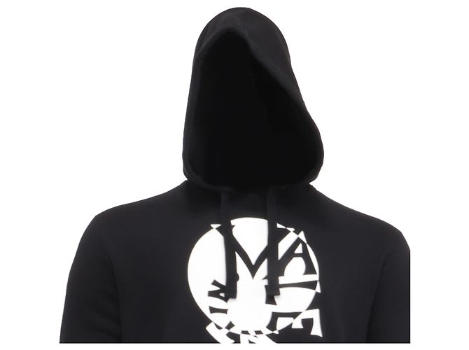 Valentino Garavani Valentino Logo-Print Hoodie aus schwarzer Baumwolle - Ansicht 2
