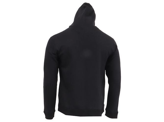 Valentino Garavani Valentino Logo-Print Hoodie aus schwarzer Baumwolle - Ansicht 4