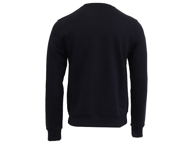 Dior x Kaws Crewneck Sweatshirt aus schwarzer Baumwolle - Ansicht 4