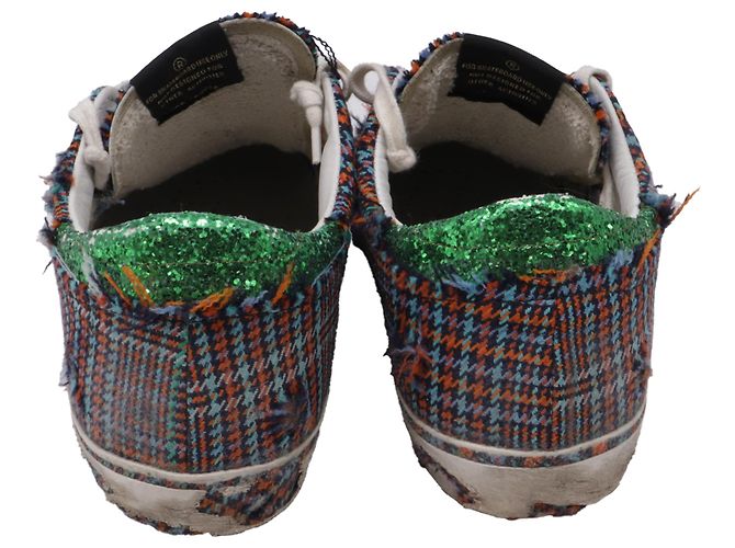 Golden Goose Sneaker mit Karomuster aus multicoloured Canvas Mehrfarben - Ansicht 5