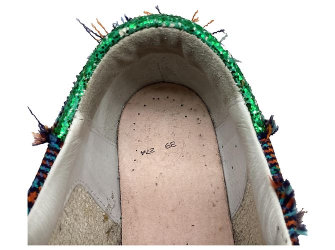Golden Goose Sneaker mit Karomuster aus multicoloured Canvas Mehrfarben - Ansicht 8