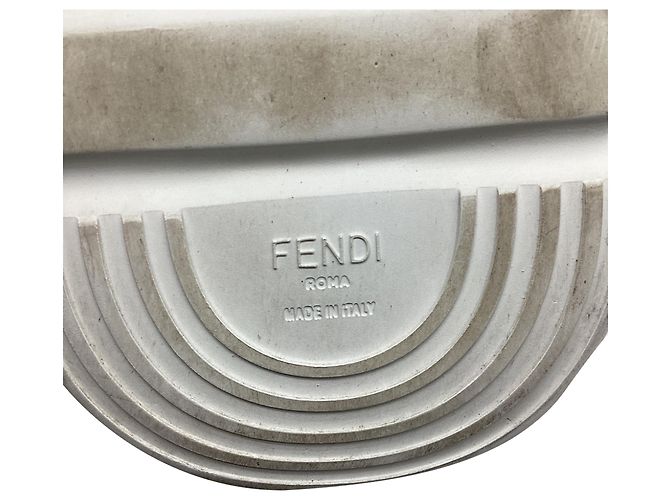 Fendi Low Top Strick-Sneaker aus schwarnem Neopren Schwarz - Ansicht 10