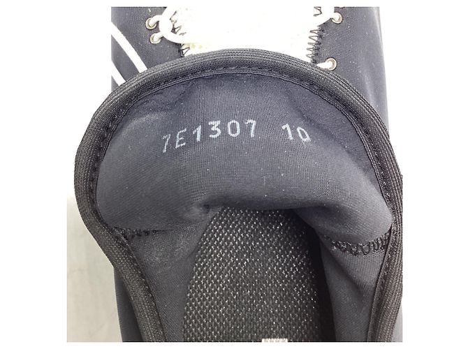 Fendi Low Top Strick-Sneaker aus schwarnem Neopren Schwarz - Ansicht 12