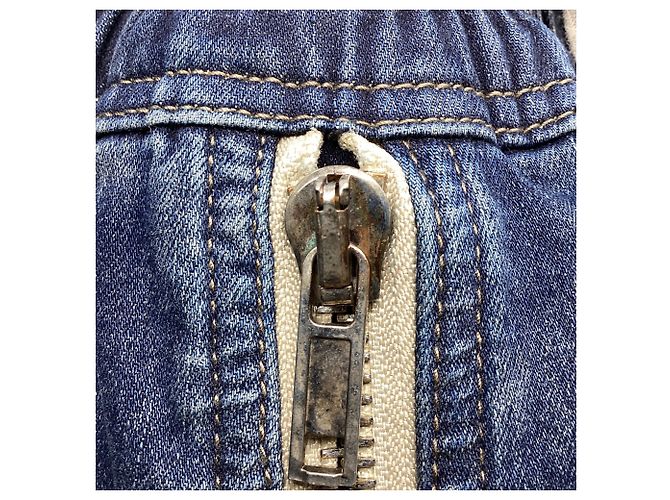 Pantaloni Double Cargo Gradient Rick Owens DRKSHDW EDFU in cotone blu - vista 4