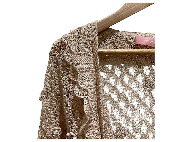 Autre Marque Cárdigan de punto crochet WONDERFUL WORLD Rosa - vista 2