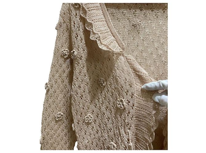 Autre Marque Cárdigan de punto crochet WONDERFUL WORLD Rosa - vista 3