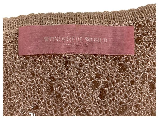 Autre Marque Cárdigan de punto crochet WONDERFUL WORLD Rosa - vista 8