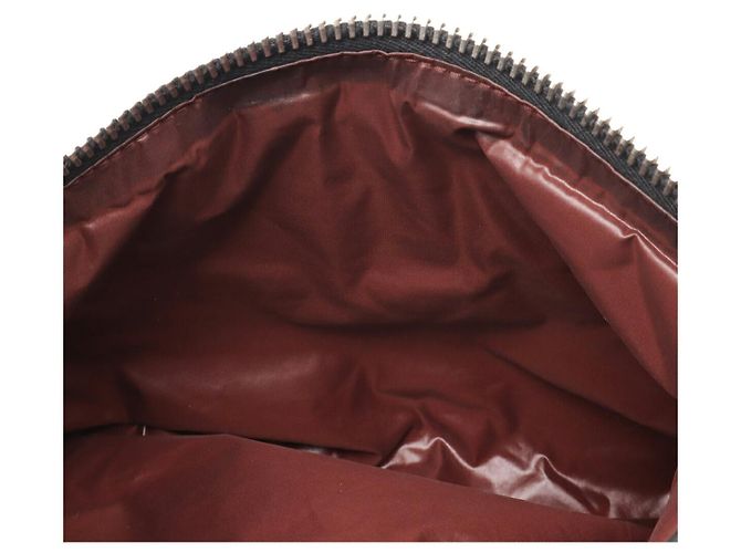 Borsa Tote 2way Chanel Coco Cocoon in nylon Nero Bordò - vista 8