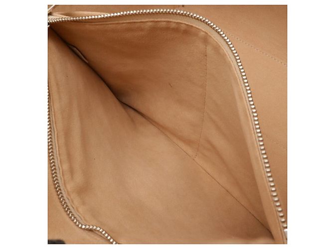 Twist Borsa 2way in pelle Louis Vuitton Lockme Cabas Nero Beige - vista 9
