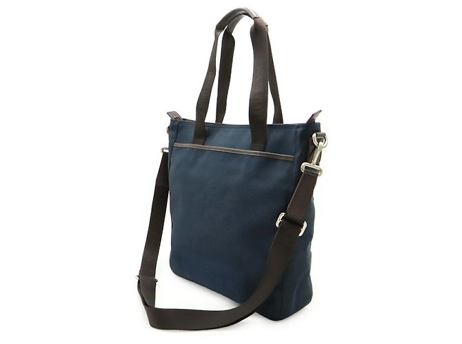 Borsa Tote 2 vie Louis Vuitton Jongleur Damier Geant Blu - vista 2
