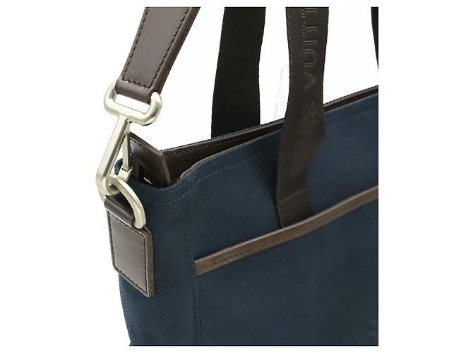 Borsa Tote 2 vie Louis Vuitton Jongleur Damier Geant Blu - vista 4