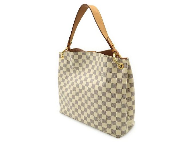 Borsa a tracolla Louis Vuitton Graceful PM Damier Azur Crudo - vista 2