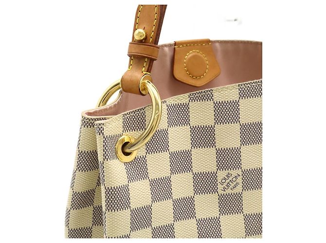 Borsa a tracolla Louis Vuitton Graceful PM Damier Azur Crudo - vista 4