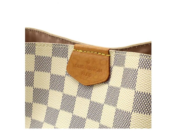 Borsa a tracolla Louis Vuitton Graceful PM Damier Azur Crudo - vista 8