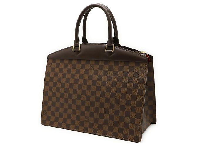 Borsa Louis Vuitton Riviera Damier Marrone - vista 2