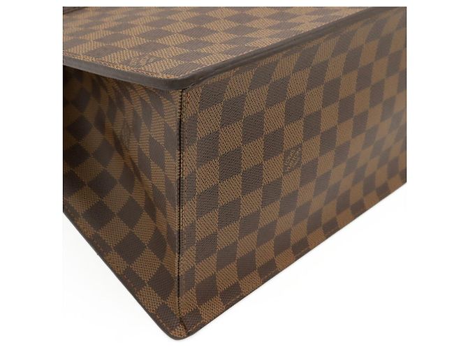 Borsa Louis Vuitton Riviera Damier Marrone - vista 3
