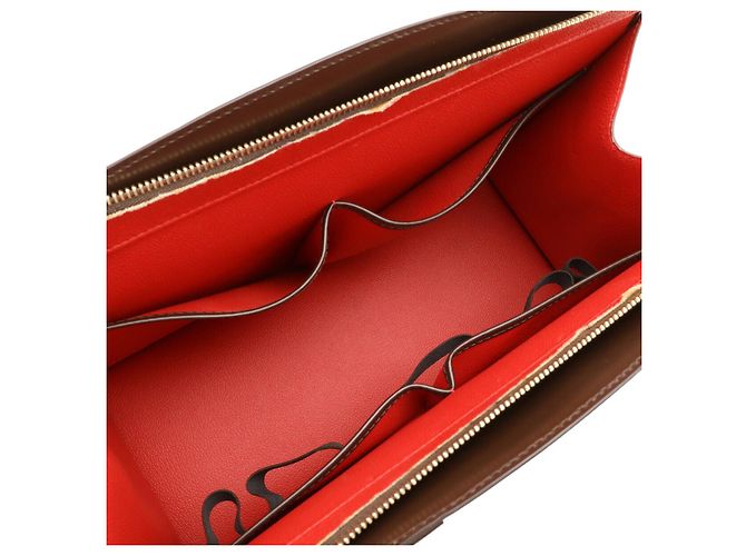 Borsa Louis Vuitton Riviera Damier Marrone - vista 8