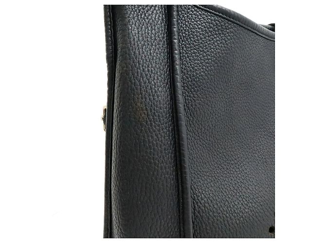 Hermès Borsa a tracolla Hermes Evelyne III GM Taurillon Clemence Nero - vista 8