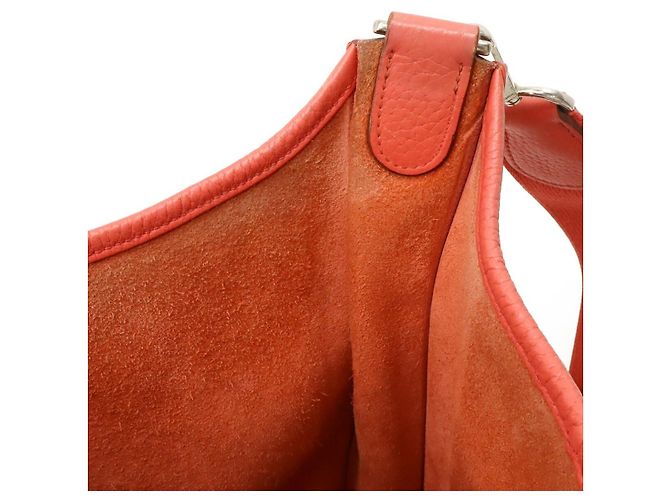 Hermès Borsa a tracolla Hermes Evelyne III PM Taurillon Clemence Rosa - vista 7