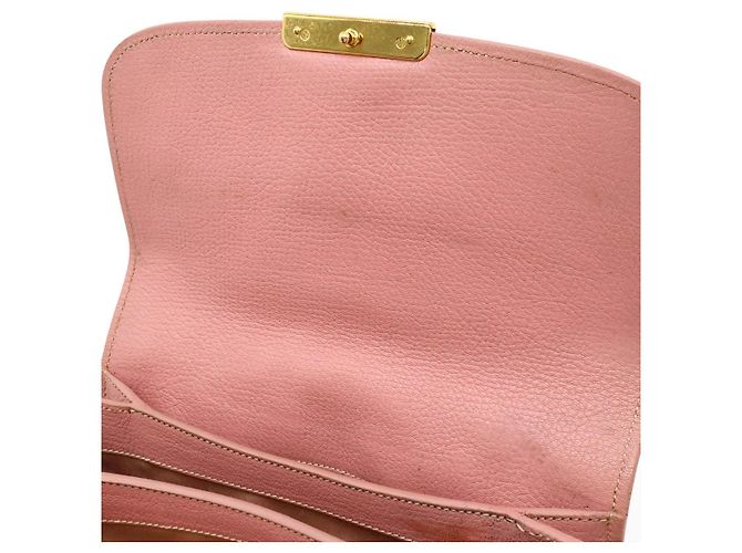 Borsa a tracolla in pelle Miu Miu Rosa - vista 6