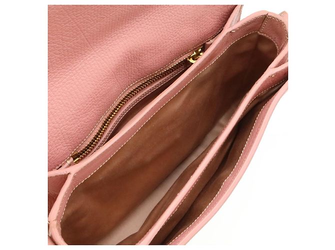Borsa a tracolla in pelle Miu Miu Rosa - vista 7