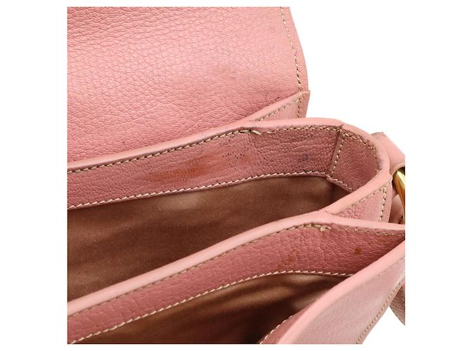 Borsa a tracolla in pelle Miu Miu Rosa - vista 8