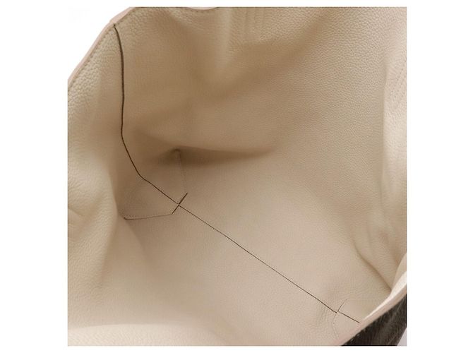 Hermès Borsa Tote 2 vie Hermes Double Sens36 Taurillon Clemence Beige - vista 5