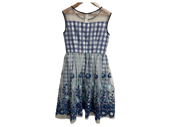 Autre Marque Chesty Organ Spitzenkleid Blau - Ansicht 2