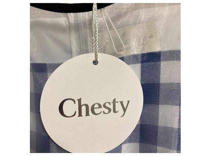 Autre Marque Chesty Organ Spitzenkleid Blau - Ansicht 5