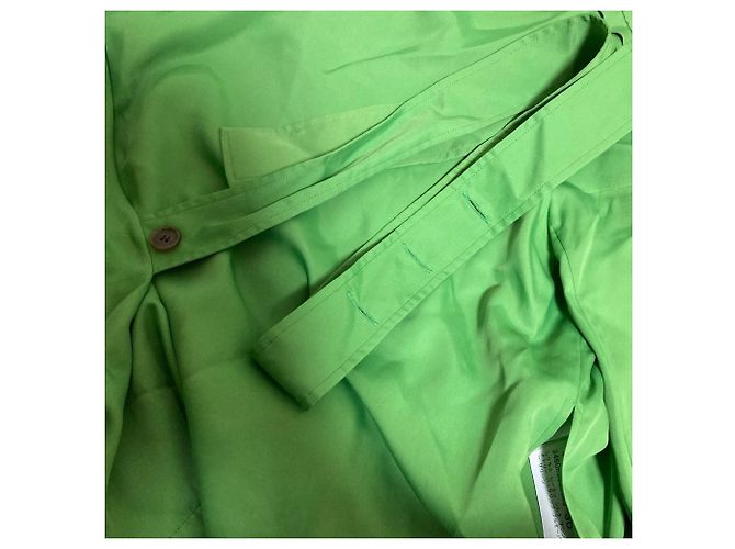 Autre Marque Pullover CYCLAS em rayon e seda Verde - vista 7