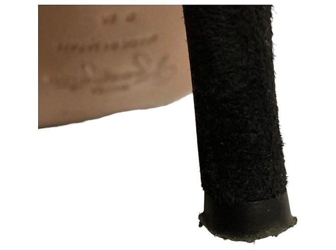 Autre Marque Décolleté open toe con fiocco in camoscio Ginza Kanematsu Nero - vista 15
