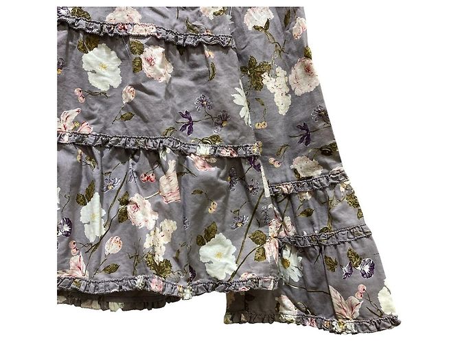 Autre Marque WONDERFUL WORLD Langarmbluse mit Blumenprint Lila - Ansicht 3