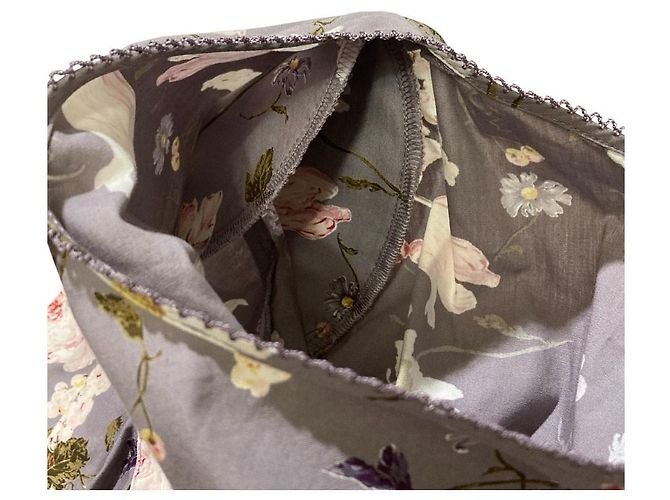 Autre Marque WONDERFUL WORLD Langarmbluse mit Blumenprint Lila - Ansicht 9