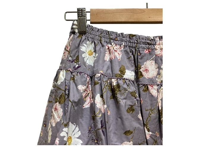 Autre Marque Falda larga con estampado floral WONDERFUL WORLD Púrpura - vista 2