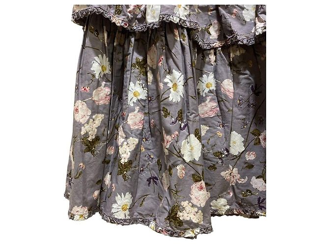 Autre Marque Falda larga con estampado floral WONDERFUL WORLD Púrpura - vista 3