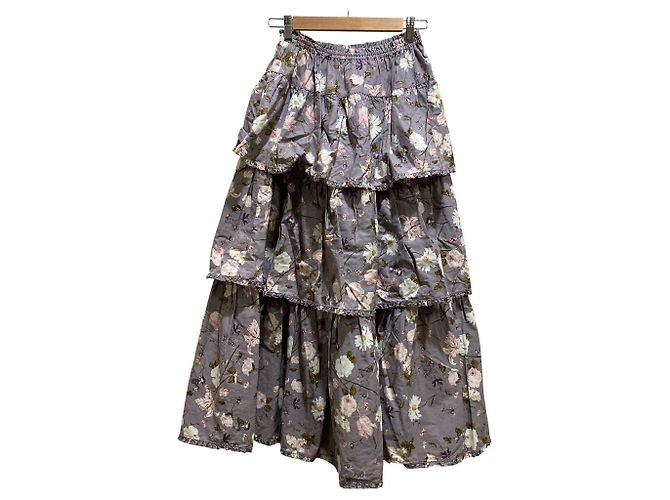Autre Marque Falda larga con estampado floral WONDERFUL WORLD Púrpura - vista 4