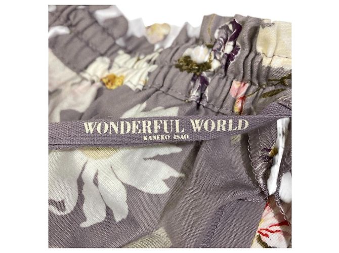 Autre Marque Falda larga con estampado floral WONDERFUL WORLD Púrpura - vista 5