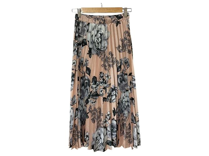 Autre Marque Falda larga plisada con estampado floral Rinascimento Rosa - vista 2