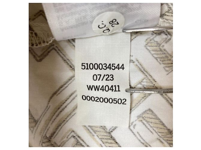 Autre Marque Camicia a maniche lunghe stampata Tommy Hilfiger Marrone Beige Crudo - vista 7