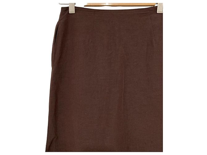 Autre Marque yori Gonna Lunga Marrone - vista 3