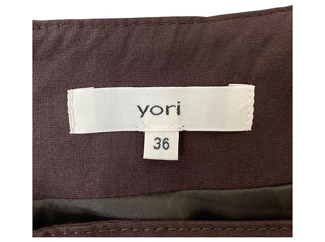 Autre Marque yori Gonna Lunga Marrone - vista 5