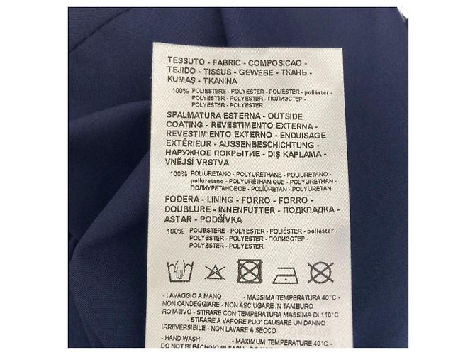 Armani Exchange ärmelloses Kleid aus Kunstleder Blau Marineblau - Ansicht 7