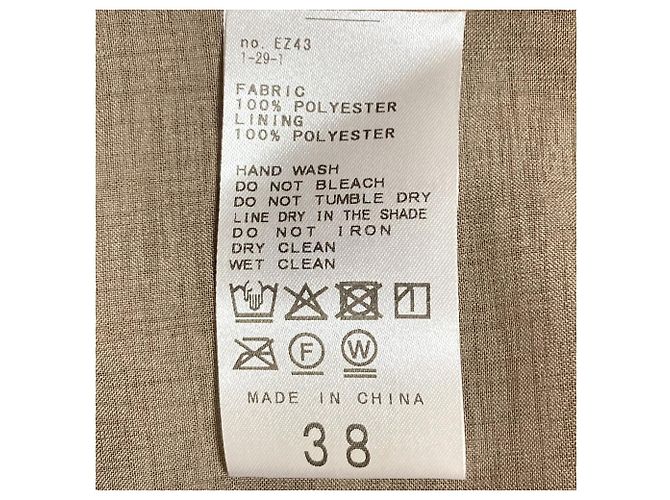Autre Marque Falda IENA Catch Washer Skirt Beige - vista 6