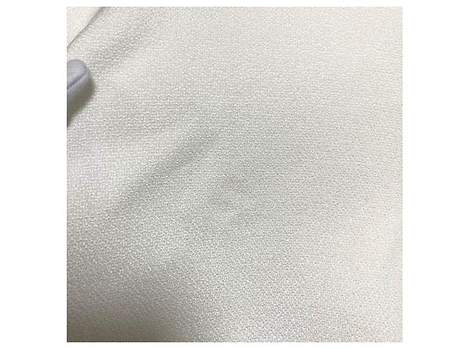 Autre Marque Chaleco Peplum ANAYI de Tweed Basket Blanco - vista 11