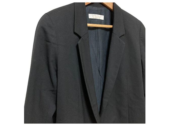 Chloé Chaqueta entallada Chloe de lana stretch Negro - vista 3