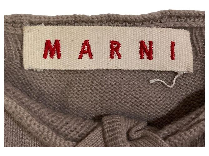 Cárdigan de punto de cachemira Marni Castaño - vista 6