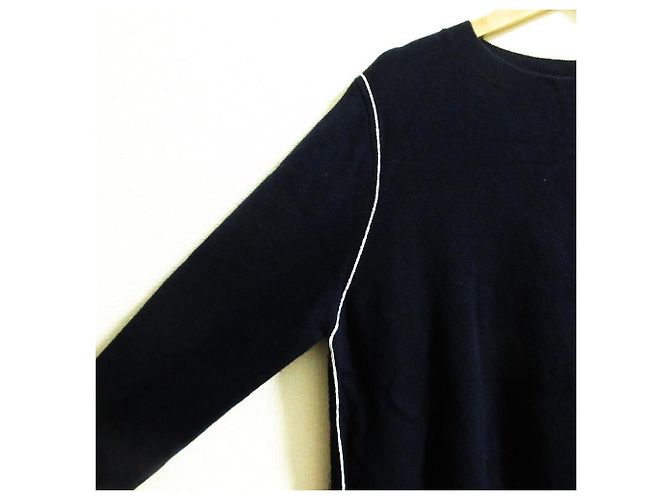 Autre Marque ENFOLD Wollstrickpullover Blau Marineblau - Ansicht 4
